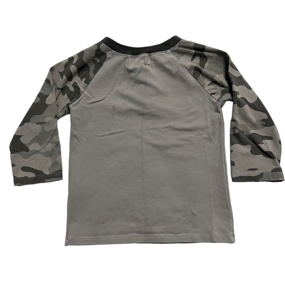 Andy & Evan 18-24m Camouflage Henley Shirt - Picture 2 of 4